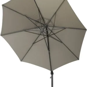 Bestel Nu 4SO Siesta round parasol Ø 350 cm taupe