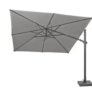 Meest Verkocht 4SO Siesta Premium parasol 300 x 300 cm charcoal/anthracite