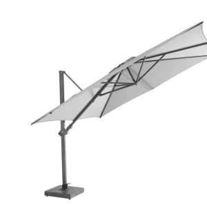 4SO Siesta Premium parasol 300 x 300 cm mid grey/anthracite Bestseller