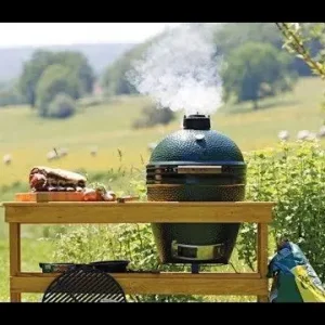 Big Green Egg Large incl. IntEGGrated Nest + Handler & Acacia Egg Mates Seizoensaanbieding