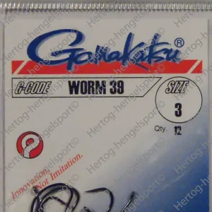 Seizoensaanbieding Gamakastu Worm 39 Black 2