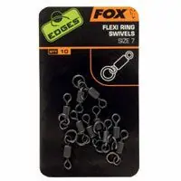 Populair Fox Edges Flexi Ring Swivel Maat 7