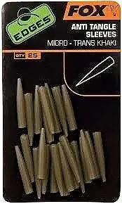 Fox Edges Micr Anti Tangle Sleeves Khaki Lage Kosten
