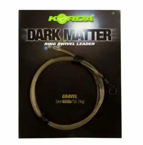 Korda dark matter leader ring swivel gravel Gereduceerde Prijs