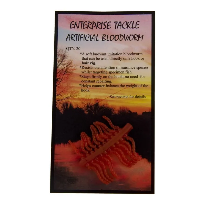 Enterprise Tackle Artificial Bloodworm Uitverkoop