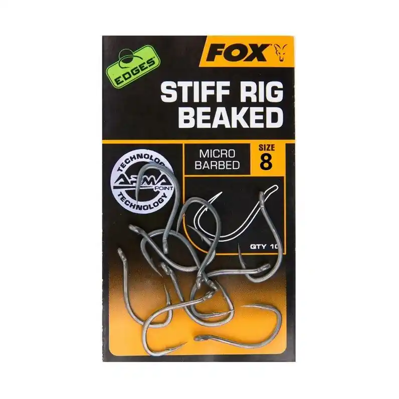 Fox Edges Stiff Rig Beaked Hook Size 8 Koop Online