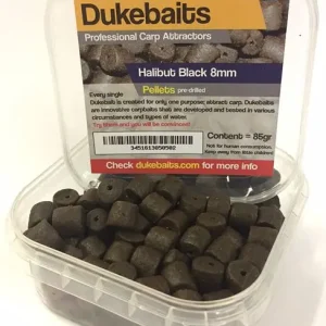 Koopje Dukebaits Pellets Pre-Drilled 8mm Black