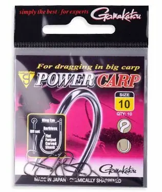 Gamakatsu Power Carp Ring Eye 10 Barbless Bestel Nu
