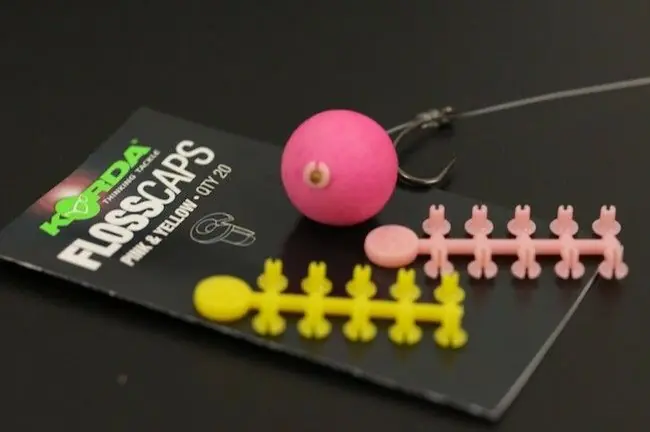 Korda Floss Caps Pink & Yellow Fabrieksprijs