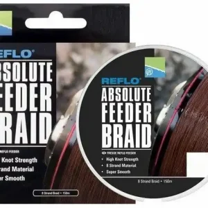 Populair Preston Reflo Absolute Feeder Braid 0.08mm 150m
