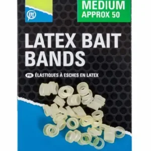 Bestseller Preston latex bait bands medium 50st