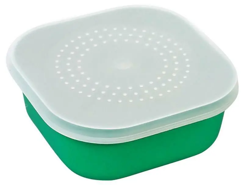Pla madendoos groen 0.5 lit. Actieprijs
