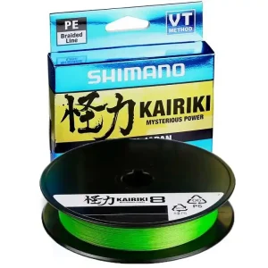Shimano Kairiki 8 Mantis Green 0.23mm Populair