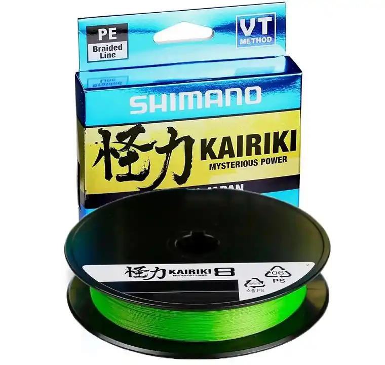 Shimano Kairiki 8 Mantis Green 0.23mm Populair