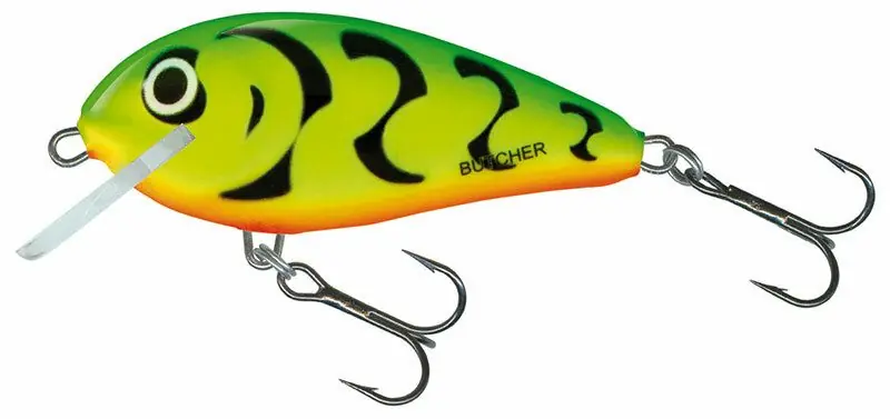 Seizoensaanbieding Salmo Butcher 5cm Floating Green Tiger