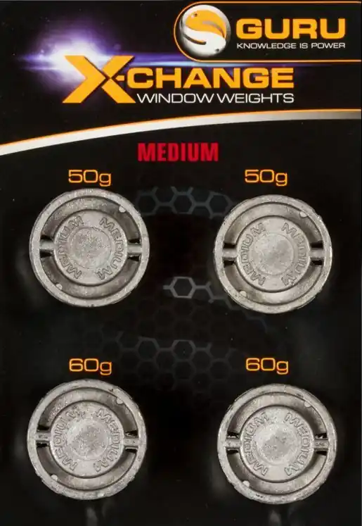 Weekendaanbieding Guru x-change window weights large 50+60gr