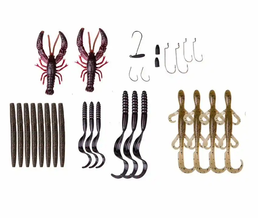 Betaalbaar Savage Gear black bass pro pack kit