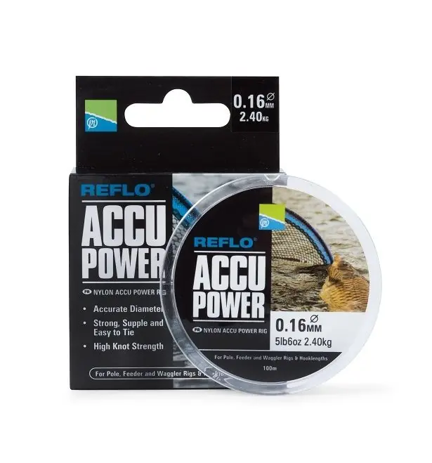 Goedkoop Preston Reflo Accu Power 0.10mm 100m