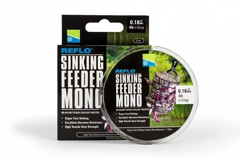 Preston Reflo Sinking Feeder Mono 0,20mm Finale Uitverkoop