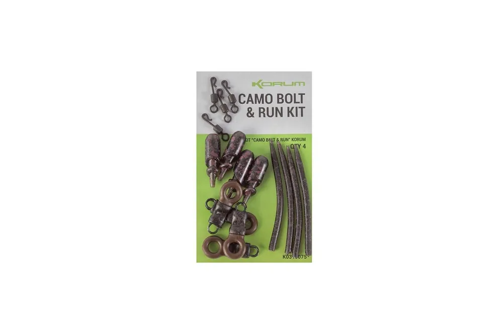 Korum Camo Bolt & Run kit Betrouwbaar