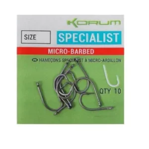 Gratis Retour Korum Xpert specialist micro barbed 14