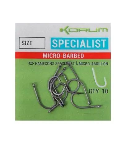 Gratis Retour Korum Xpert specialist micro barbed 14