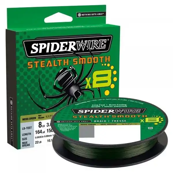 Shop Nu Spiderwire Stealth Smooth X8 0.11mm Green 150m
