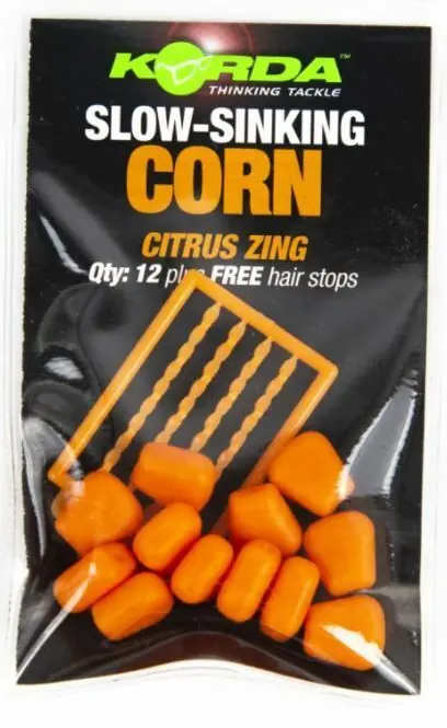 Korda Corn Slow-Sinking Citrus Zing Oran Lage Prijs