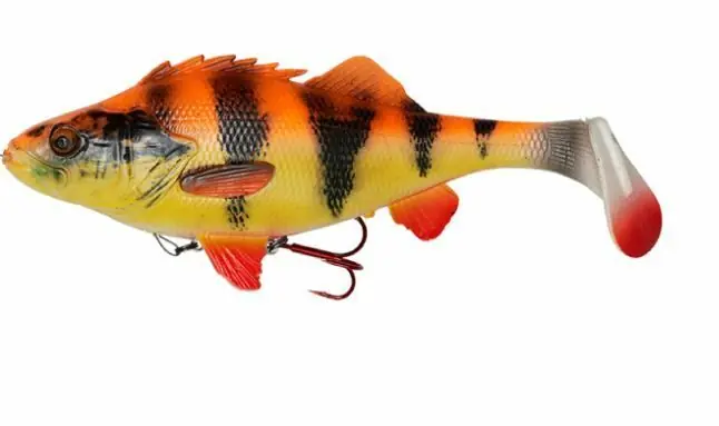 Savage Perch Shad 4D 23gr 12.5cm albino Alleen Vandaag