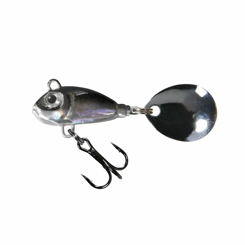 Taipan Wide Blade Spinjig Black Silver 12gr Rechtstreeks Van De Fabrikant