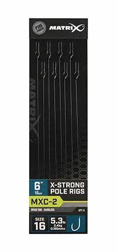 Matrix mxc-2 6" mt16 0.16 barbless spade Gecertificeerd