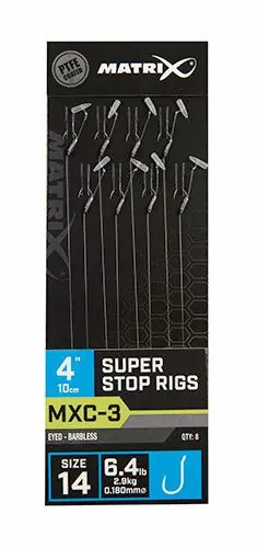 Hoge Kwaliteit Matrix mxc-3 4" mt14 0.18 barbless super stop