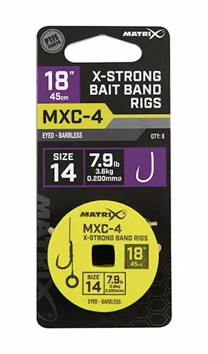 Laatste Versie Matrix mxc-4 18" mt14 0.20 barbles bait band