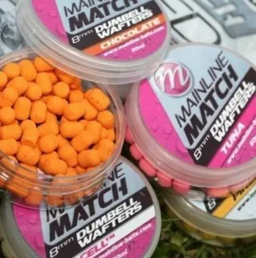 Beste Prijs Mainline Match Dumbell Wafters Chocolate Orange 10mm