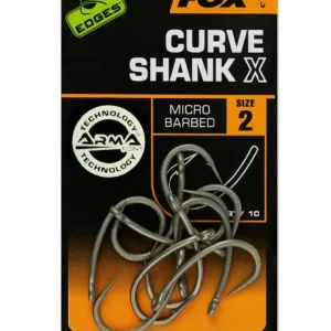 Hoge Kwaliteit Fox Edges Curve Shank X Size 2