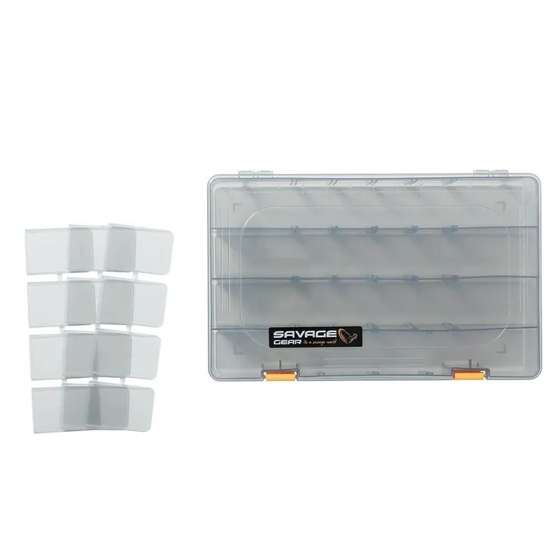Op = Op Savage Gear Lure Box 6B Smoke Grey