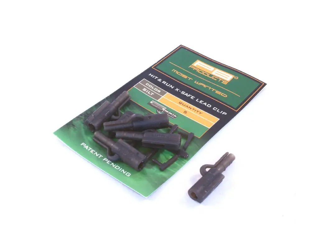 Beperkt Aanbod PB Products Hit & Run X-Safe Leadclip Silt 5pcs