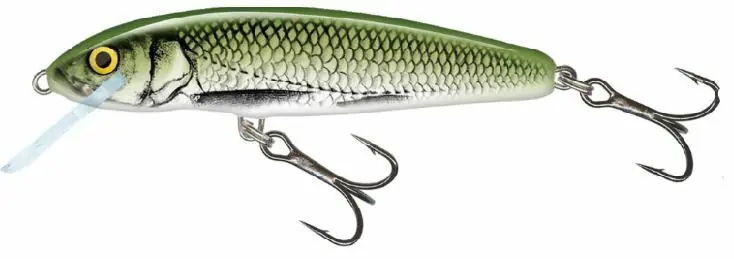 Veilige Betaling Salmo Minnow 5cm Floating Olive Bleak