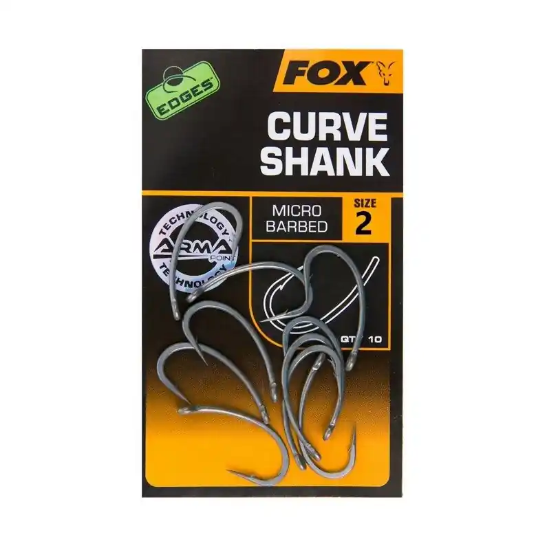 Exclusieve Aanbieding Fox Edges Curve Shank Hook Size 2