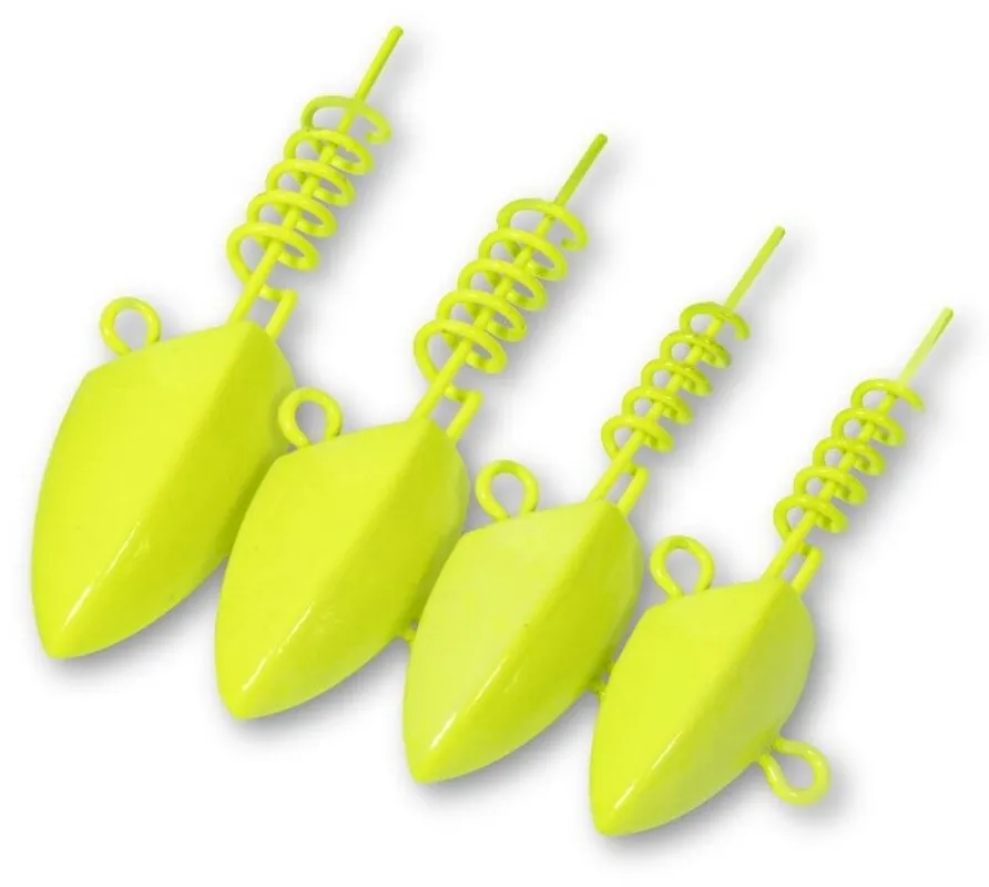 Populair Black Cat Jighead Screw Glow In The Dark 36gr 2st