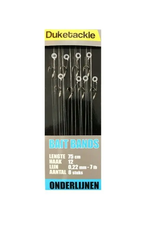 Direct Beschikbaar Duketackle Baitbands 75cm Size 12 0.22mm