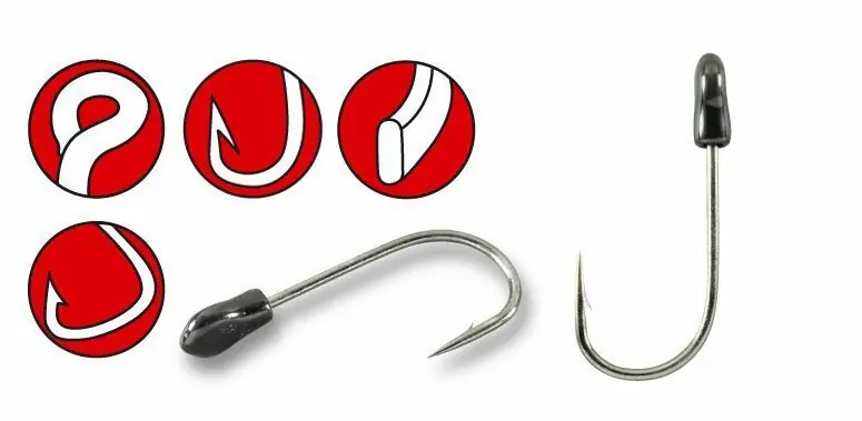 Gereduceerde Prijs Gamakatsu Trailer Hooks Black Size 1