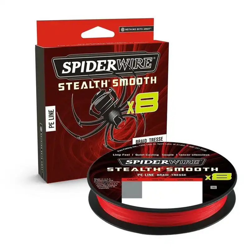 Spiderwire Stealth Smooth X8 0.09mm Red 150m Tijdelijk Beschikbaar