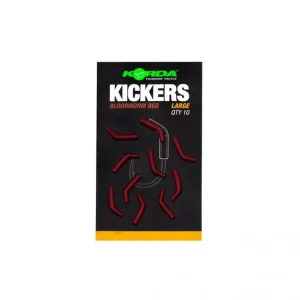 Korda Kickers Bloodworm Red Large Betrouwbaar