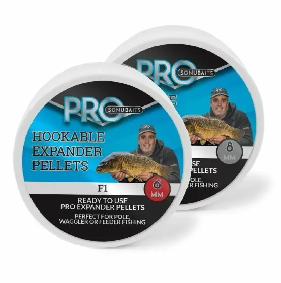 Sonubaits Pro Hookable Expander Pellets F1 8mm Gratis Retour
