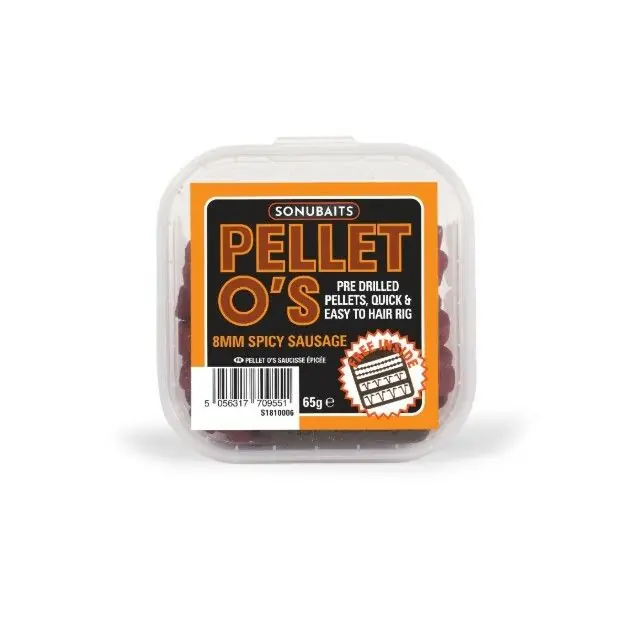 Sonubaits Pellet O‘s Spicy Sausage 8mm Voordeelprijs
