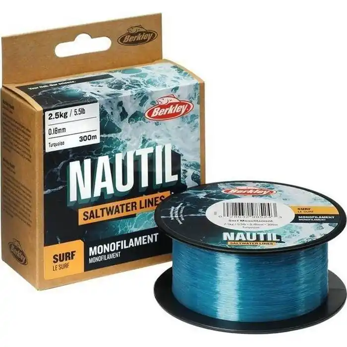 Berkley Nautil Surf Monofilament 0.18mm 300m Turquoise - Voorradig Finale Uitverkoop
