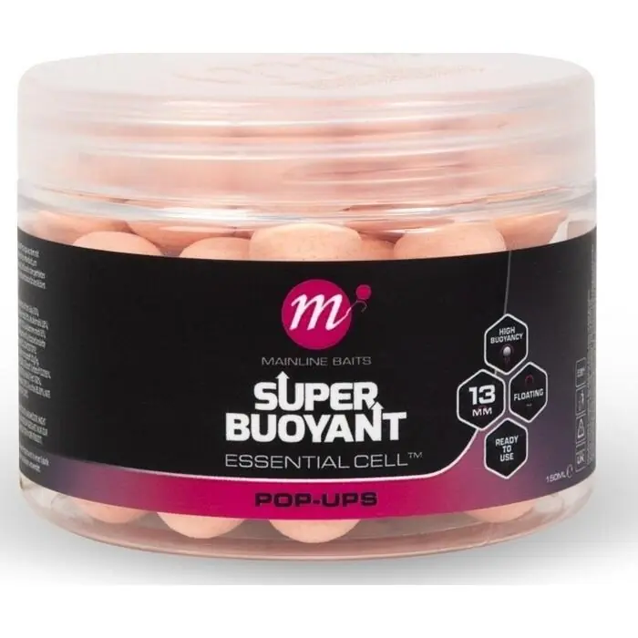Mainline Super Buoyant Pop-Ups Essential Cell 13mm Pink Uitverkoop