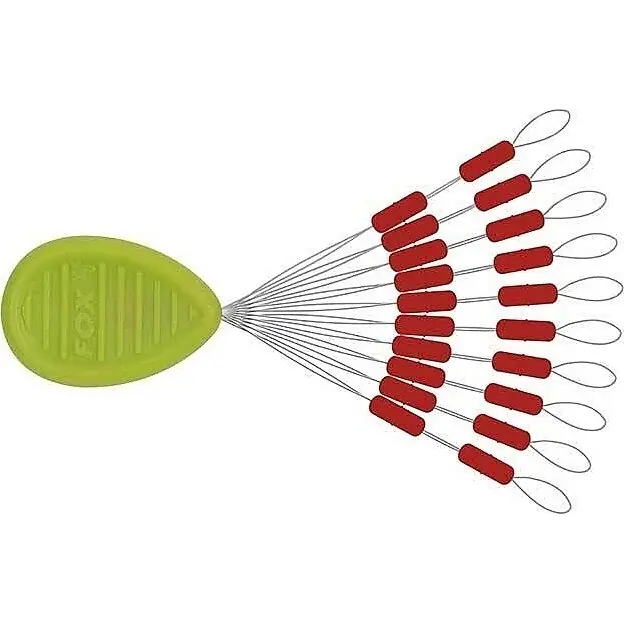 Veilige Betaling Fox Rage Predator Float Stops Red 20pcs