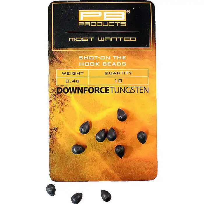PB Products Downforce Tungsten Shot-on the Hook Beads 0.2gr - Voorradig Hoge Kwaliteit